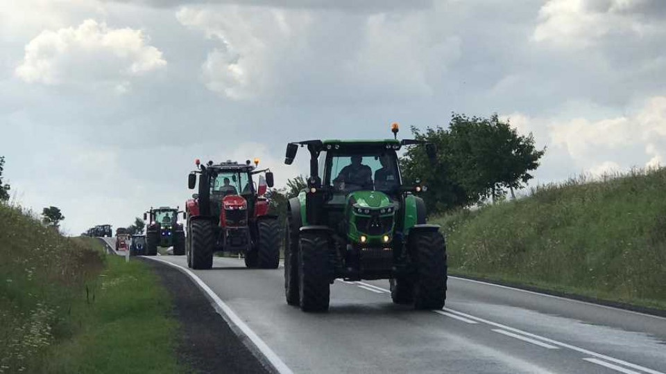 zablokowane drogi protest rolnikow