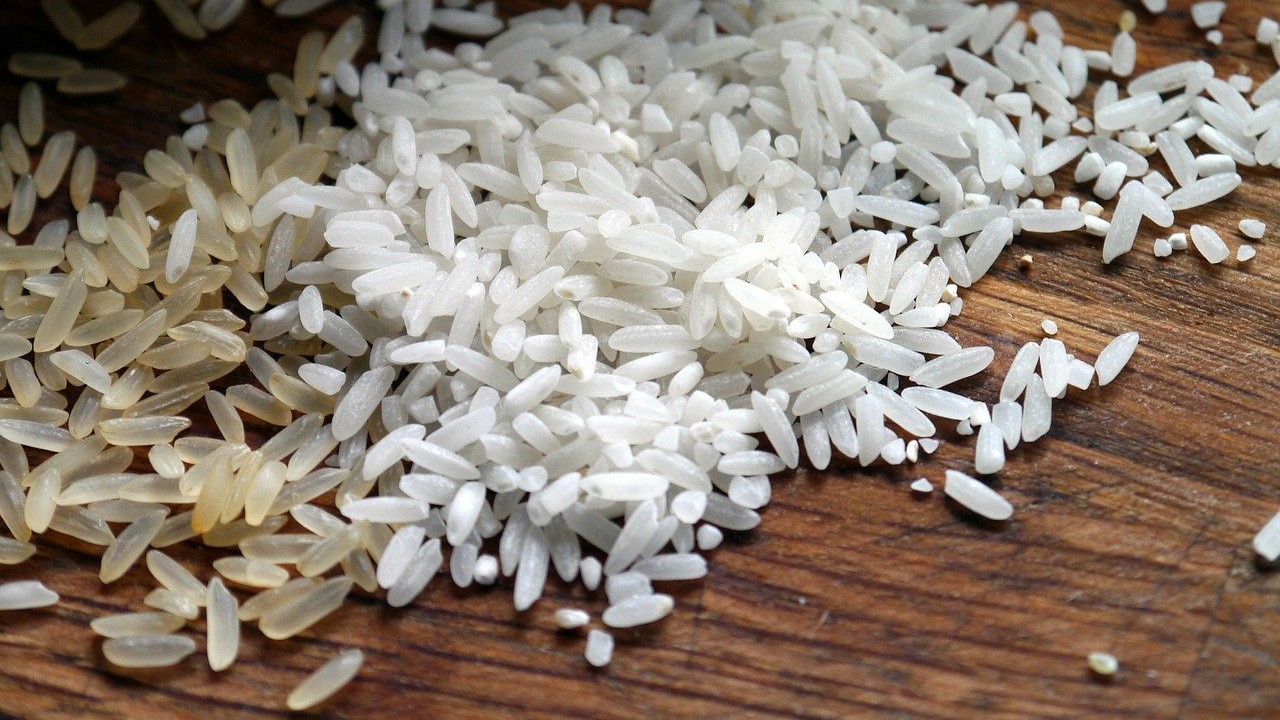 eksport białego ryżu