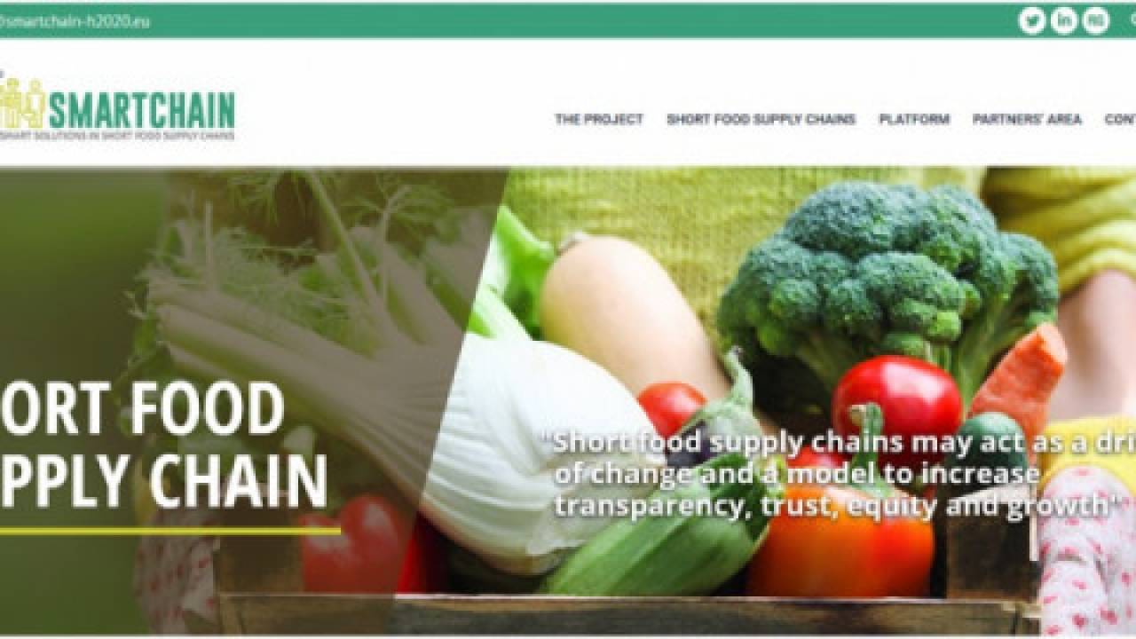 SMARTCHAIN to unijna  inicjatywa na rzecz krótkich łańcuchów dostaw żywności