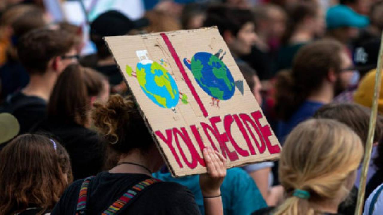Protest aktywistów klimatycznych 